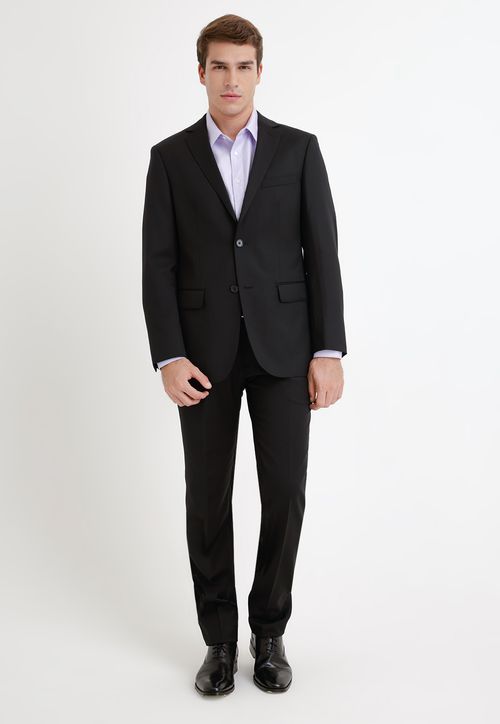 Traje Negro Suit Separate lana Super 100 `S