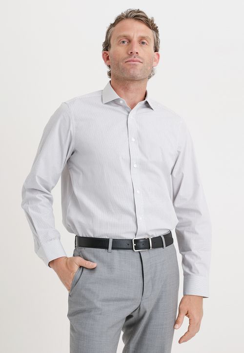 Camisa formal hombre executive gris