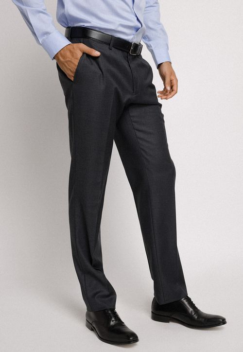 Pantalón  Formal Hombre Slim Fit trad s100 B Lana Gris marengo