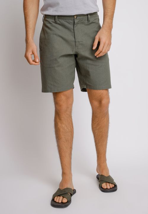 Shorts hombre Slim Fit Venus Algodón Café claro