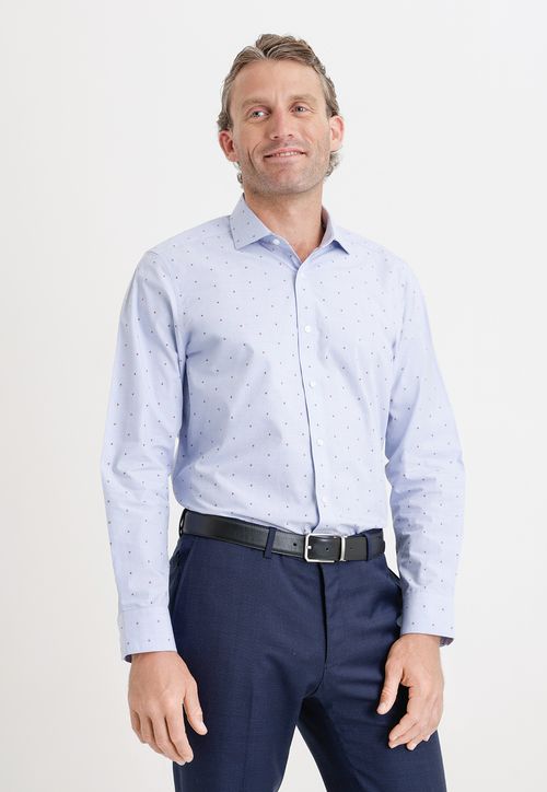 Camisa formal hombre executive celeste