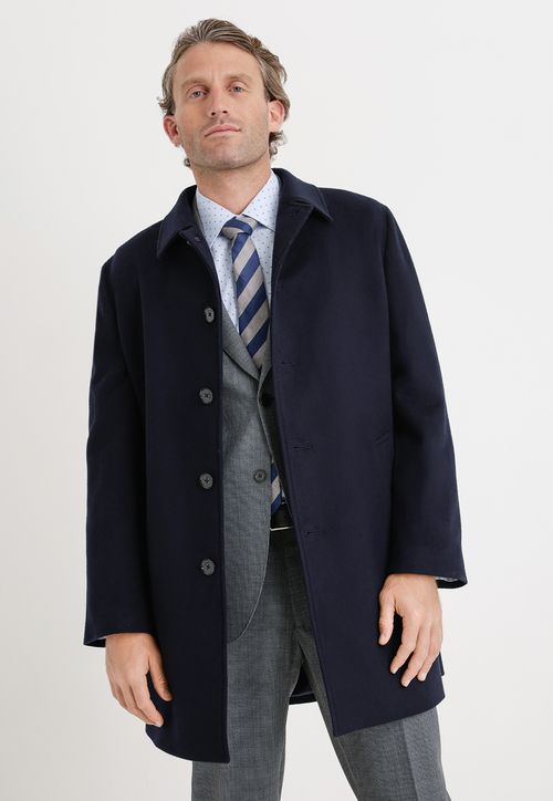 Abrigo Formal Hombre azul marino