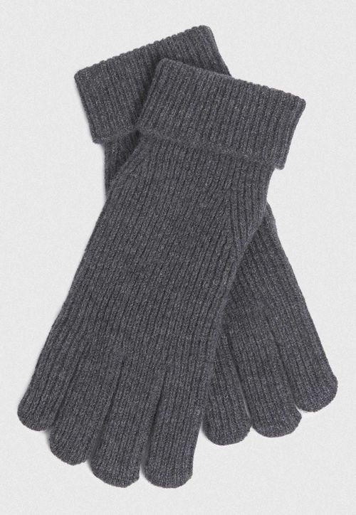Guantes de lana azul marino