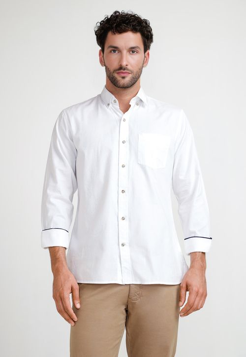 Camisa Oxford Hombre Blake Blanco