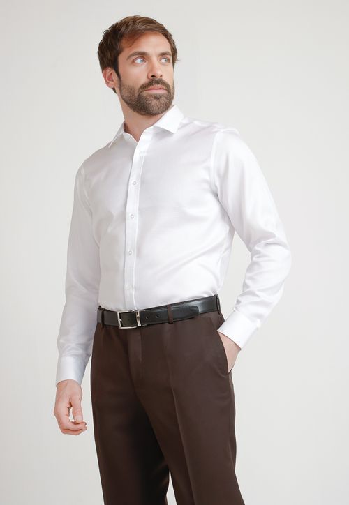 Camisa Hombre Formal Travel Blanco