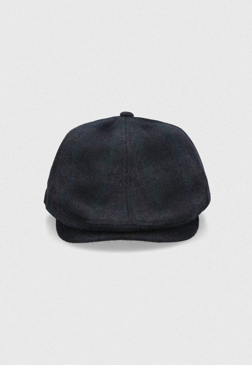 Boina Hombre Lana Azul Marino