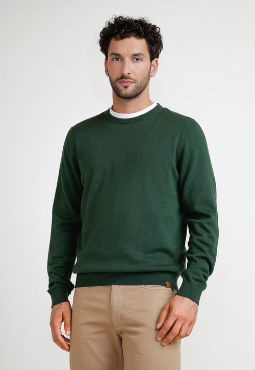 Sweater Hombre Cuello C Phelps Verde