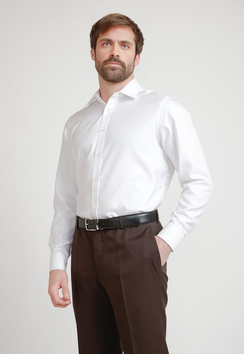 Camisa Hombre Formal Travel Blanco