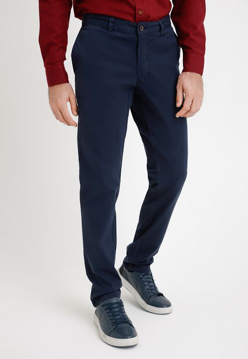 Pantalón hombre Slim Fit Vinci Algodón Azul marino