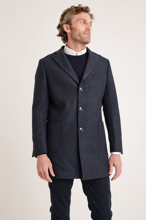 Abrigo hombre Fraser azul marino