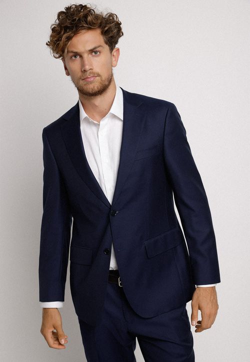 Chaqueta Formal Hombre Slim Fit trad s100 B Lana Azul