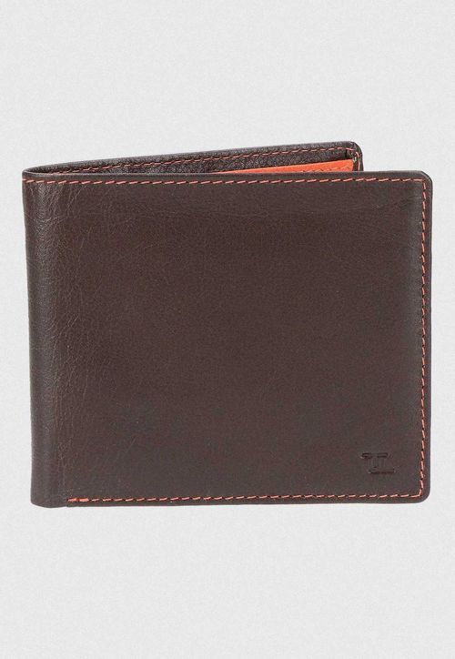 Billetera Hombre Cuero Café