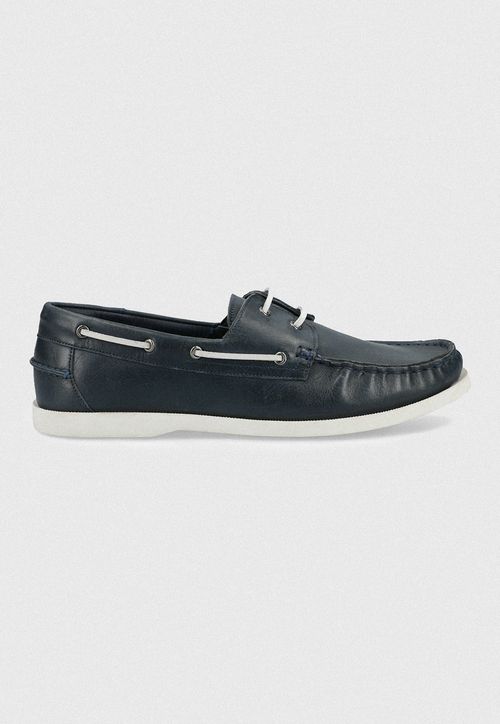 Mocasin hombre  Metropoli Cuero Azul Marino