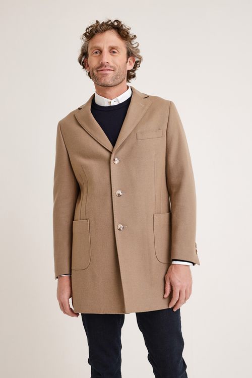 Abrigo hombre Fraser camel