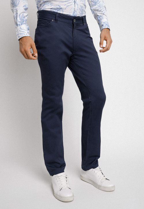 Pantalón cinco bolsillos azul marino
