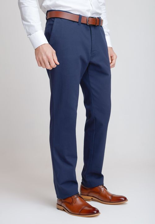 Pantalón hombre Slim Fit Vilas Algodón Azul marino
