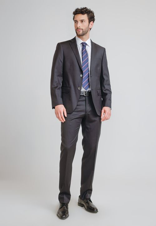 Traje Hombre Formal Lana S140'S Luxury Negro