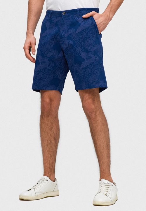 Bermuda Print Vera Color Azul Marino