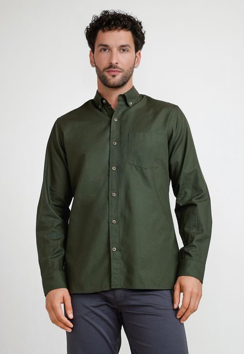 Camisa Oxford Hombre Blake Verde