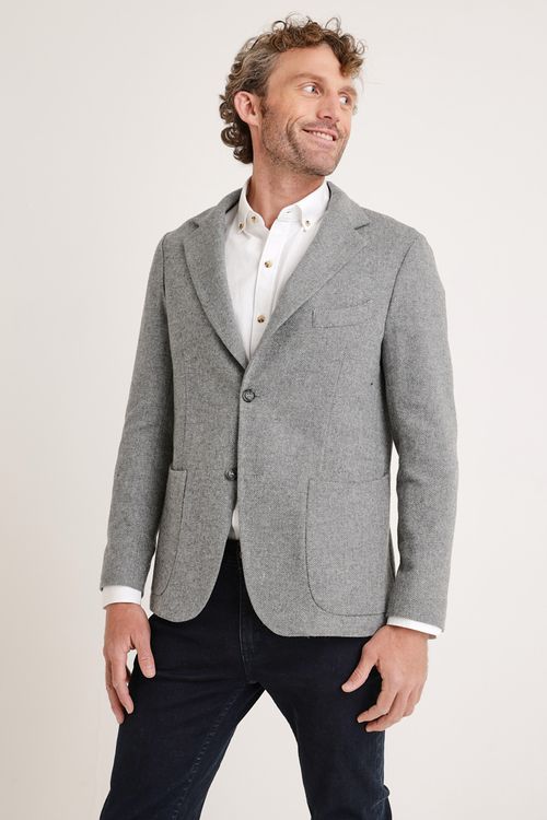 Chaqueta europea gris