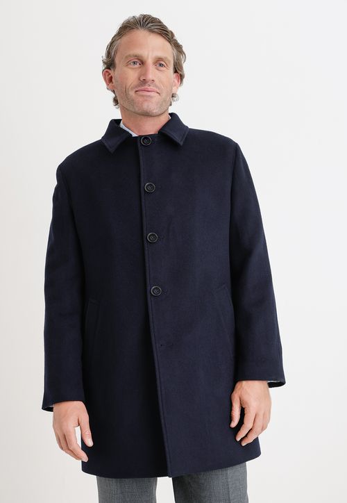 Chaquetón Hombre Formal Lana Regular Javier Azul Marino