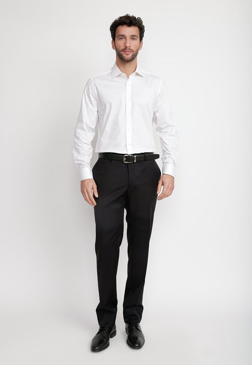 Camisa Hombre Formal Popelina Dynamic Blanco