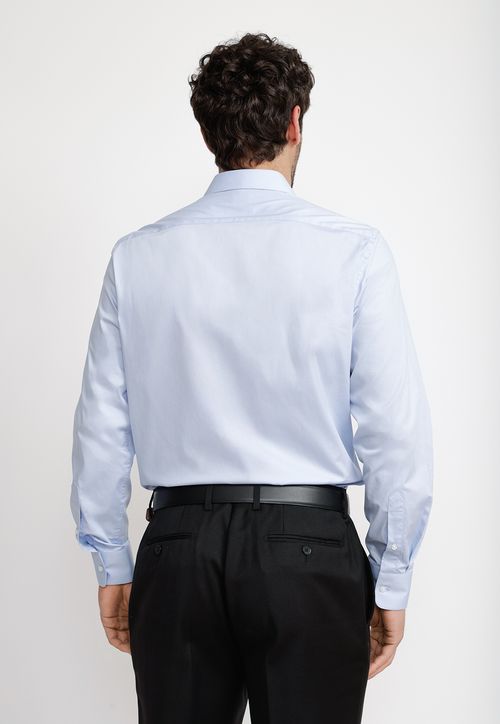 Camisa Hombre Formal Popelina Dynamic Celeste
