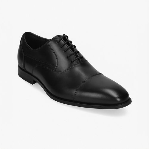 Zapato Formal Liso Cuero Negro