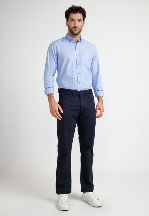 Pantalón Hombre Algodón Vilas Azul Marino