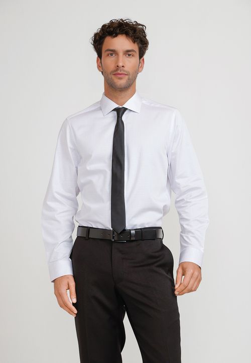 Camisa Hombre Formal Algodón Classic Malva