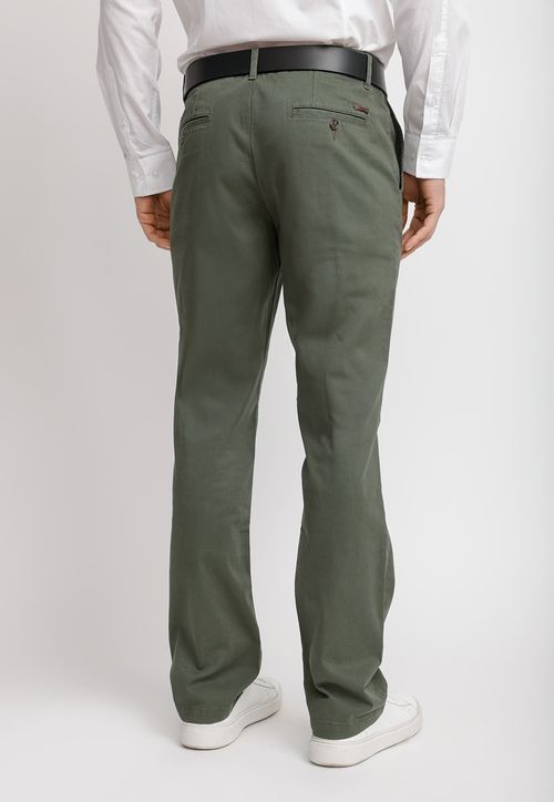Pantalón Chino Hombre Algodón Vinci Verde