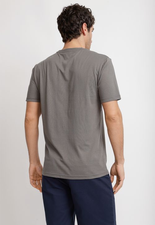 Polera Cuello C Algodón Pima Marcus Verde Oscuro