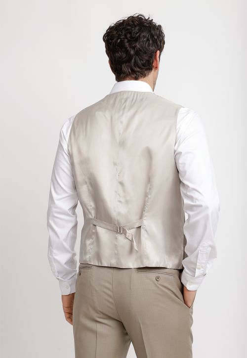 Gilet Hombre Formal Executive Beige