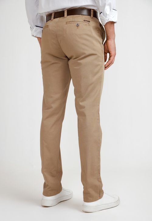 Pantalón Hombre Algodón Slim Vinci Khaki