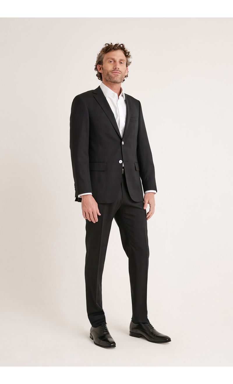 Trajes Elegantes Para Hombre Negro Traje Hombre Formal Sartorial