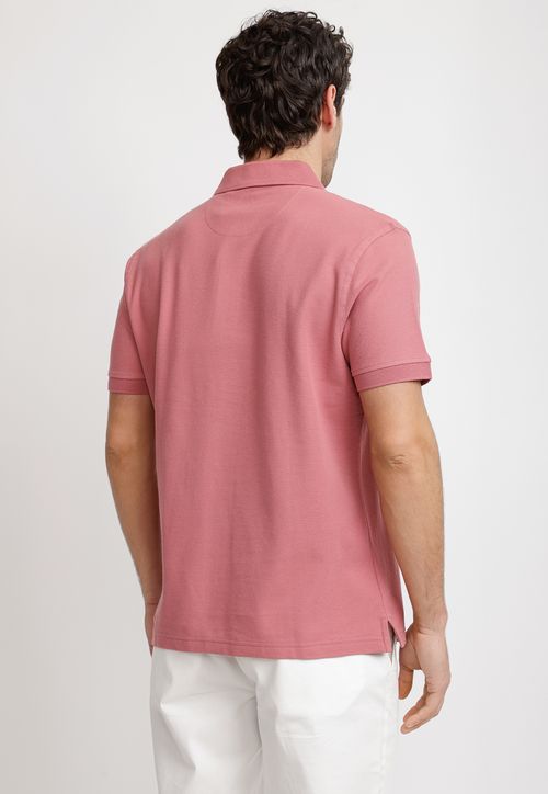 Polera Polo Pique Algodón Marini Rojo