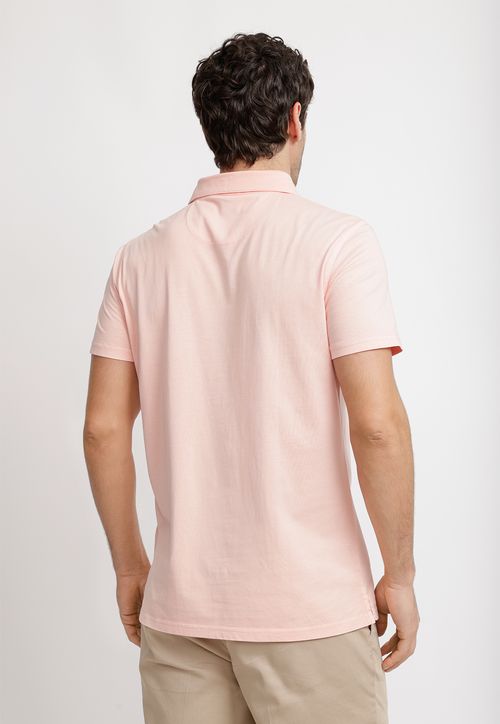 Polera Polo Algodón Pima Marc Coral
