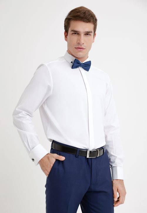Camisa Formal Hombre Ceremonia Blanco