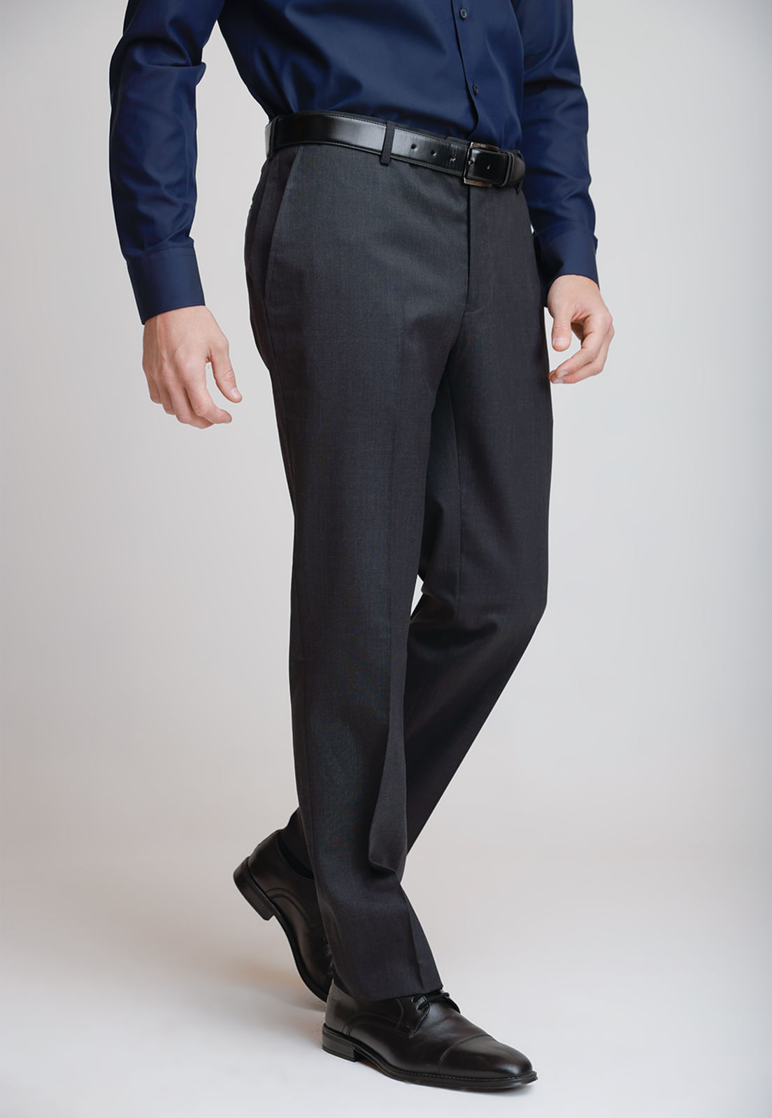 Pantalón De Vestir Formal Hombre Pantalón Formal Regular Fit