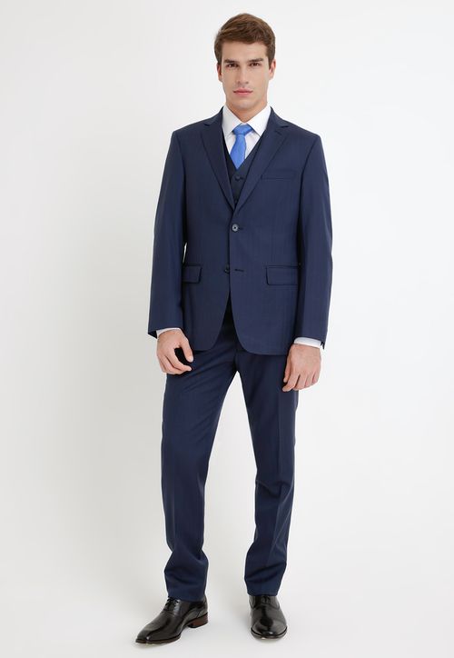Traje Formal Hombre Business Azul Marino