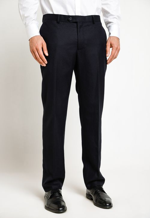Pantalón Hombre Formal Flannel Negro