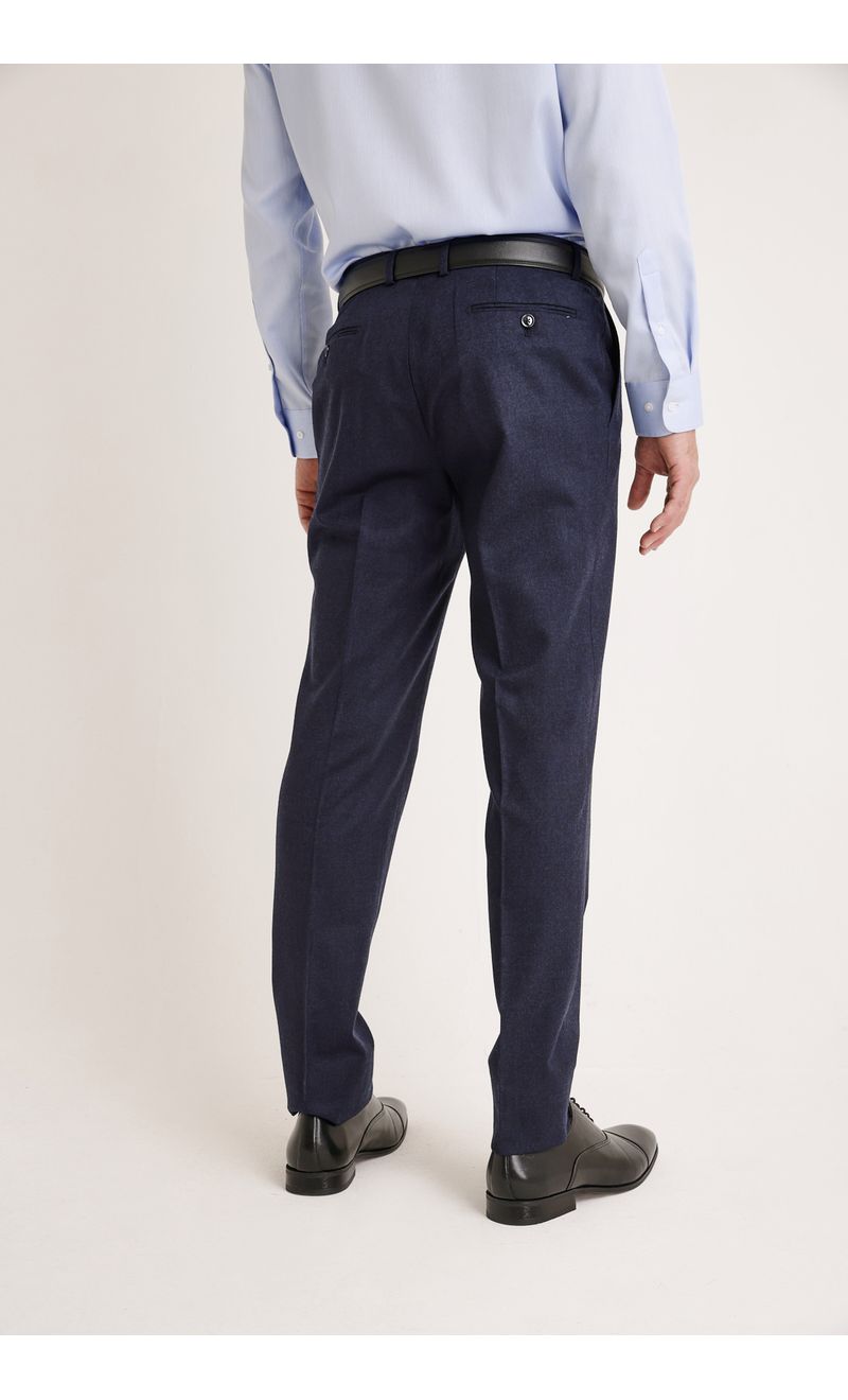 Pantalón hombre formal franela azul marino Trial Trial