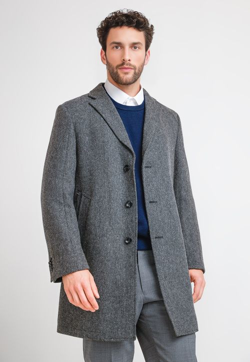 Abrigo Formal Hombre Classic Gris