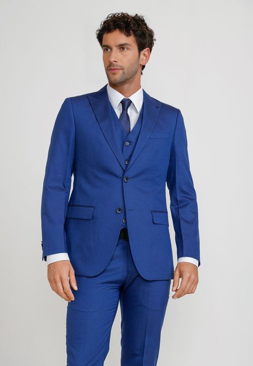 Traje Hombre Formal Graduación Azulino