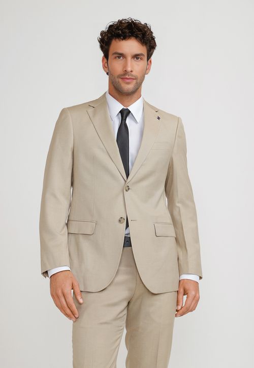 Traje Hombre Formal Graduación Beige