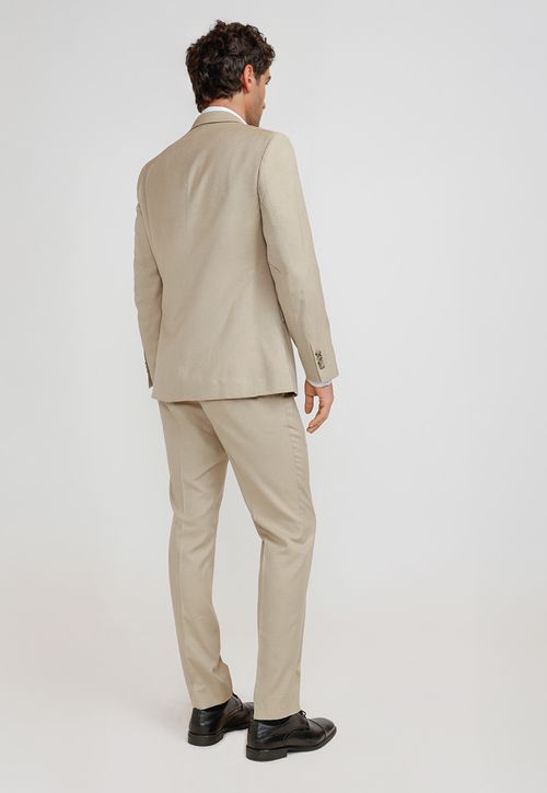 Traje Hombre Formal Graduación Beige