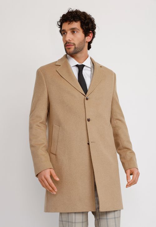 Abrigo Hombre Formal Vercelli Voyage Camel