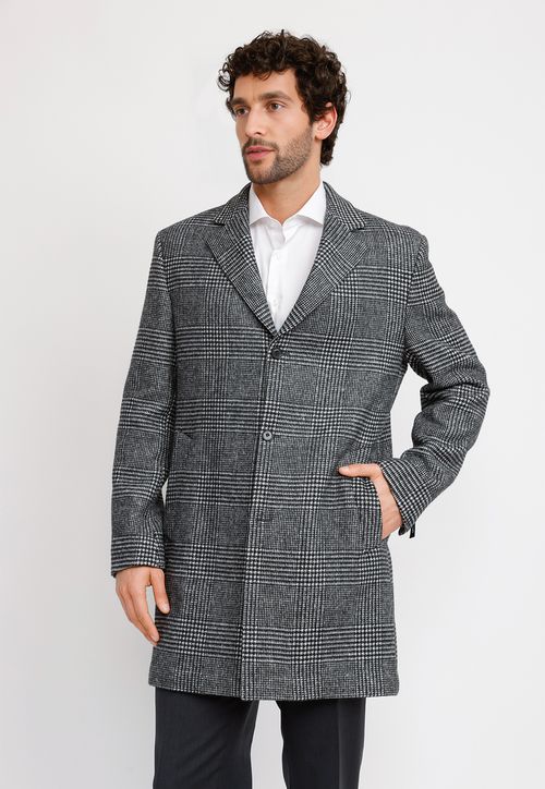 Abrigo Hombre Formal Vercelli Virgilio Negro