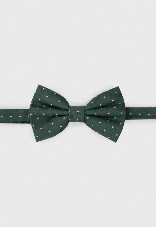 Papillon Formal Hombre Seda Puntos Classic Verde