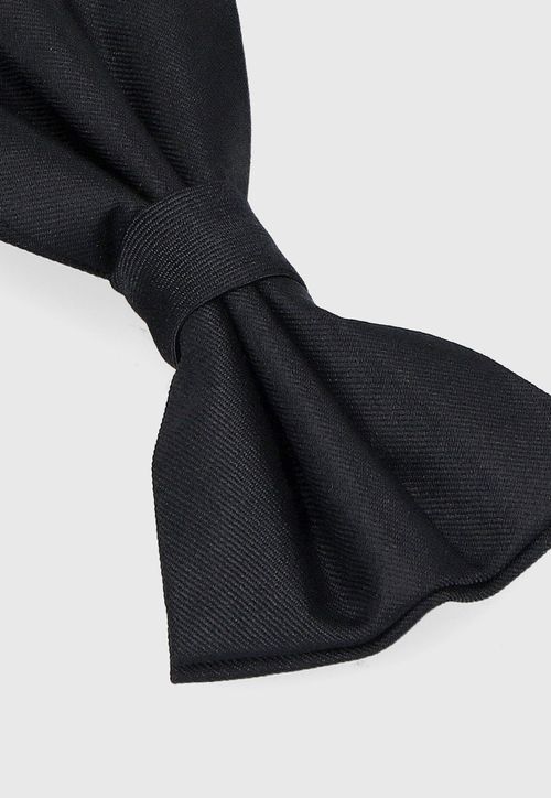 Papillon Formal Hombre Seda Liso Classic Negro